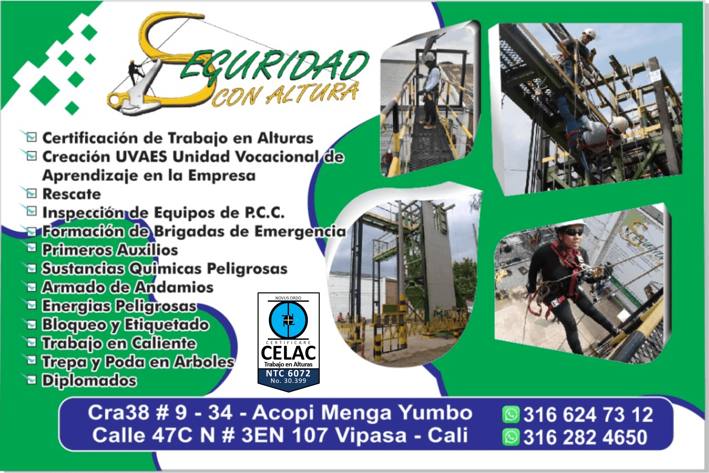 Servicios 2025 seguridad con altura